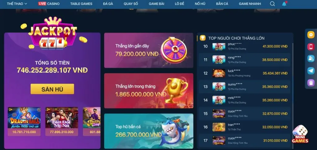 Ứng dụng 6868star chơi slot trên di động